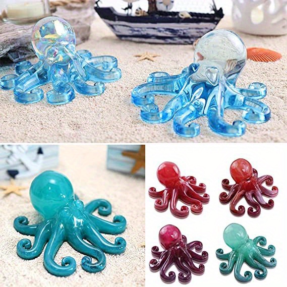 Octopus Molds Resin Silicone Octopus Shape Epoxy Resin - Temu