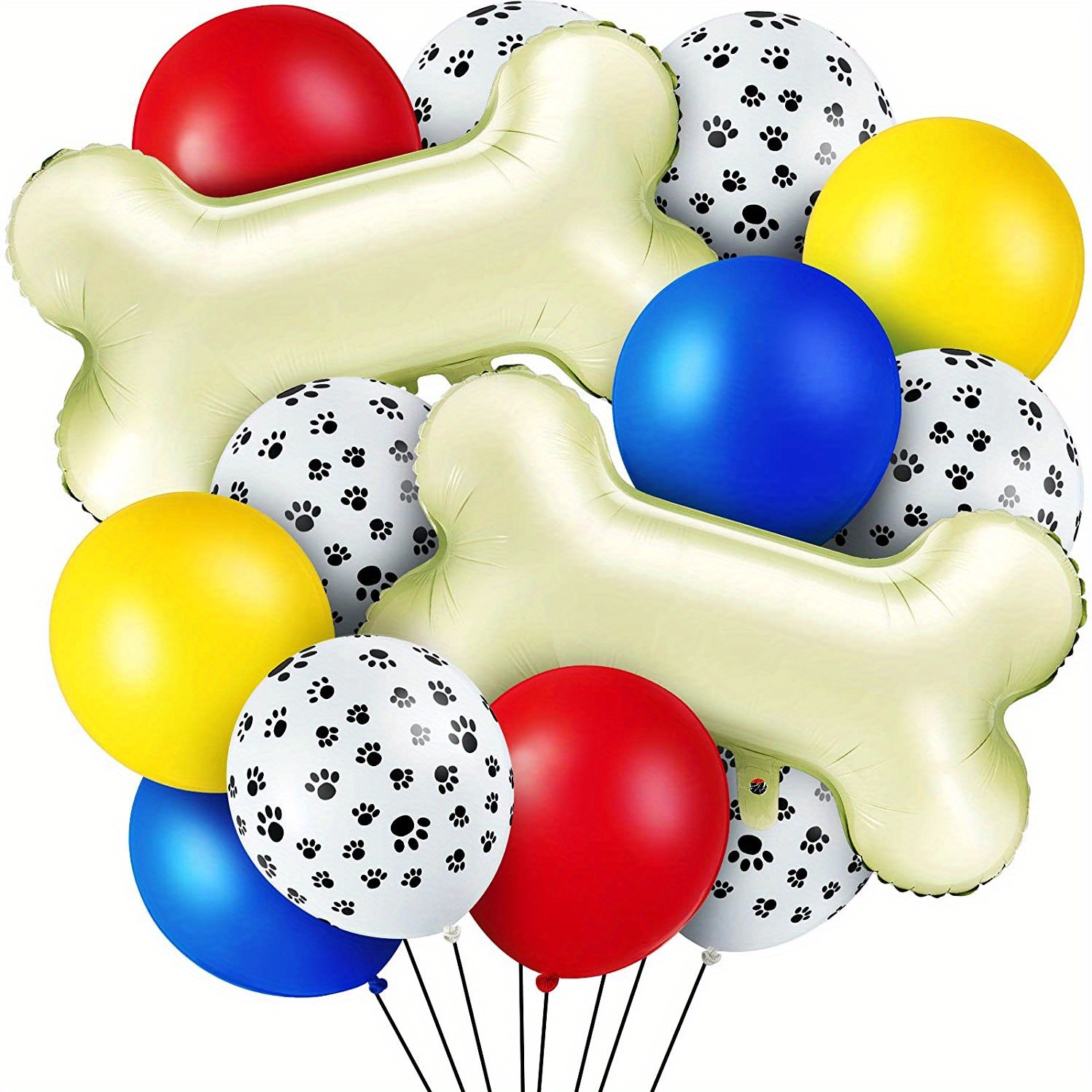  Paw Party Balloons Paw Print Latex Balloons for