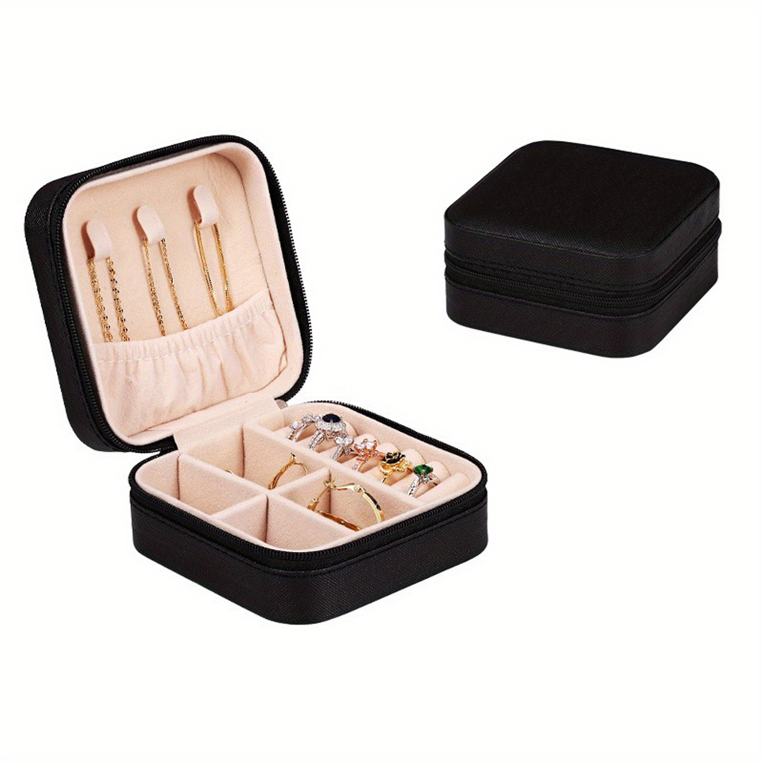 Mini Jewelry Travel Case Small Travel Jewelry Organizer - Temu