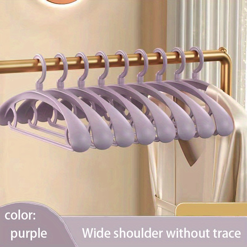 Hangers in Lilac - adult metal clothes hangers