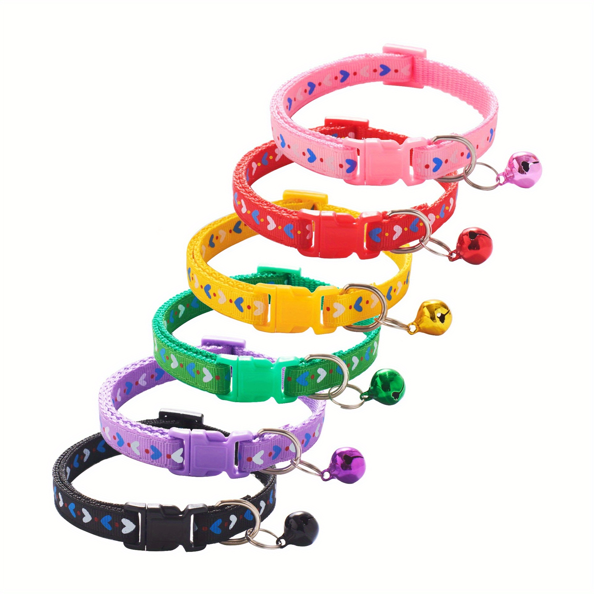 Adjustable Dog Cat Collar Safety Buckle Bell Perfect Small Temu