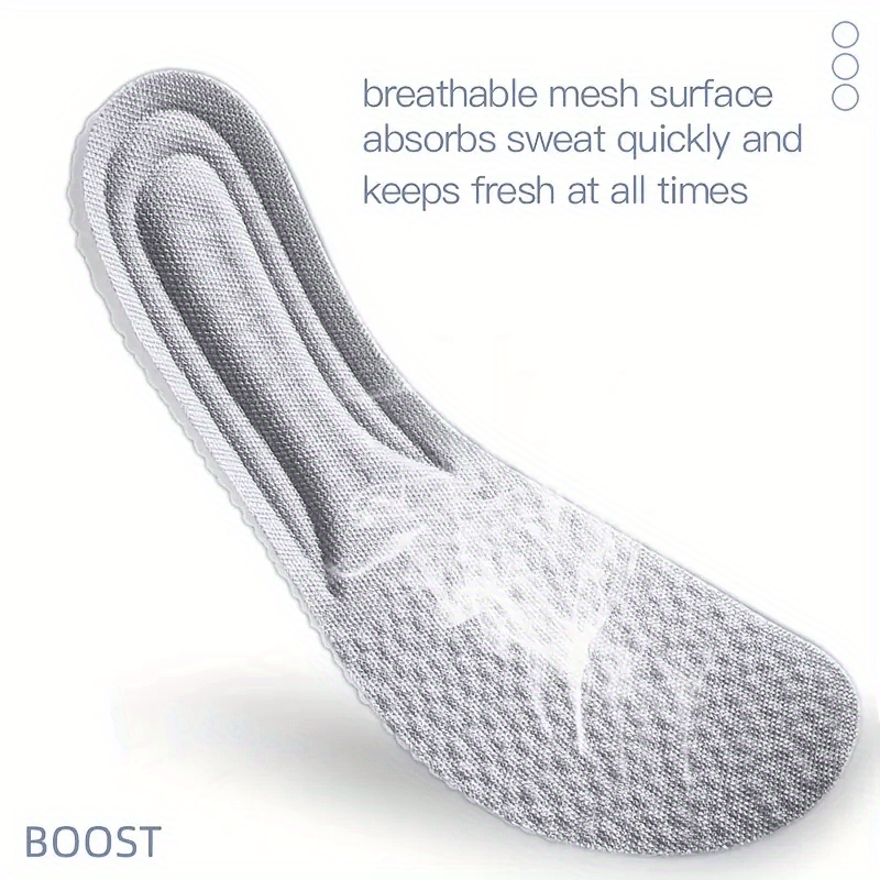 New Memory Foam Sport Insoles For Shoes Sole Cushion Running Comfortable And Breathable