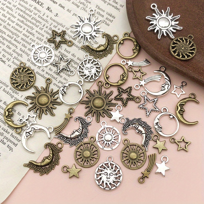 Youdiyla 100pcs Tree Flower Charms Collection
