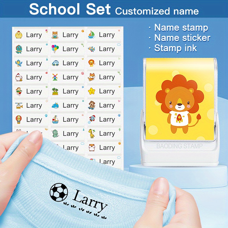 Personalized name stamp for children