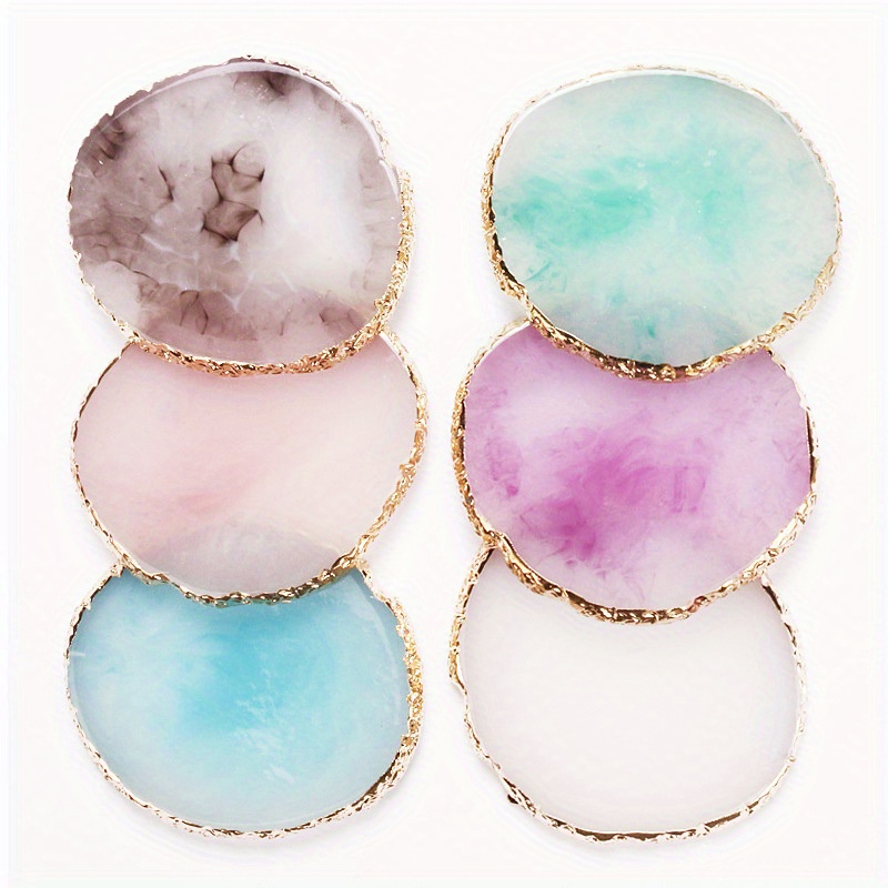  Nail Palette, Resin Nail Art Finger Ring Plate Gel Polish  Cream Holder Mixing Color Palette - Blue : Beauty & Personal Care