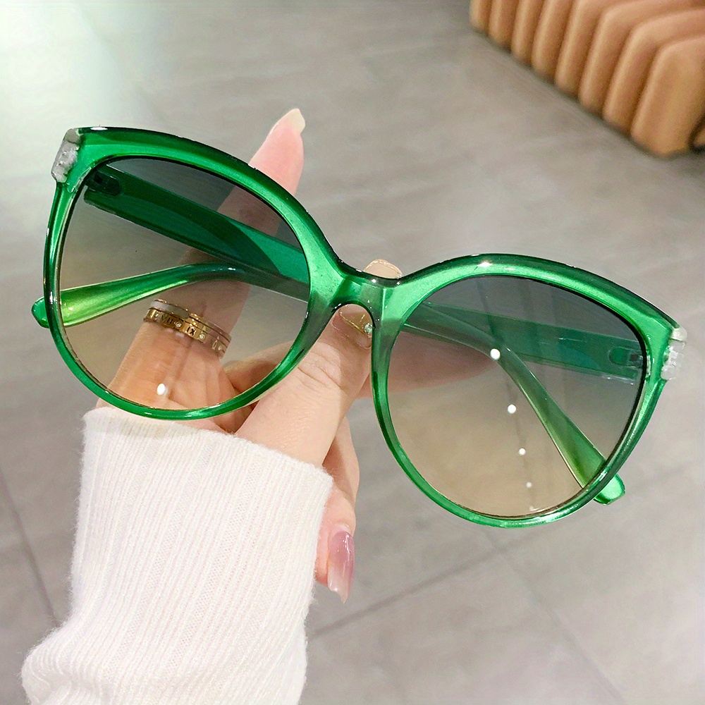 Oversized Cat Eyes Sunglasses For Women Y2k Jelly Fashion Oval Glasses Luxury Holiday 3468