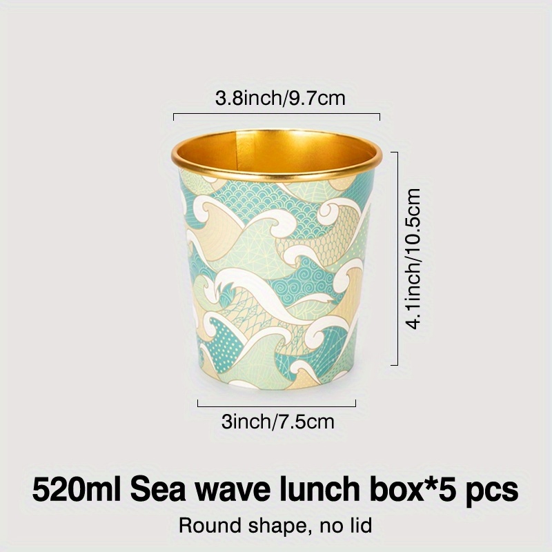 Disposable Paper Bowls Square Thickened Kraft Paper Lunch - Temu