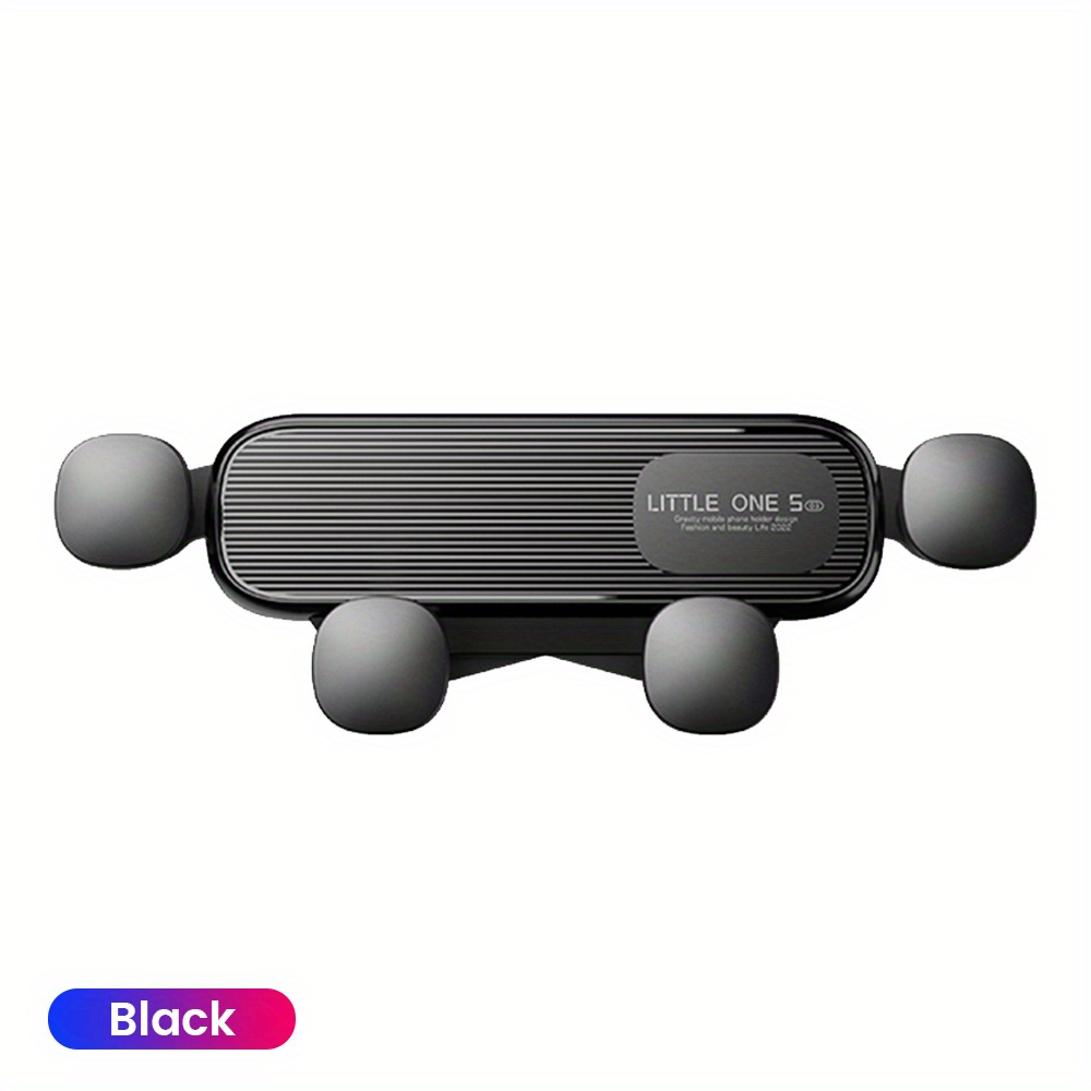 TEMU Support de Téléphone Pour Voiture Avec Fixation Par Gravité Pour Grille D'aération, Compatible Avec IPhone, Huawei, Xiaomi, Samsung Et Autres