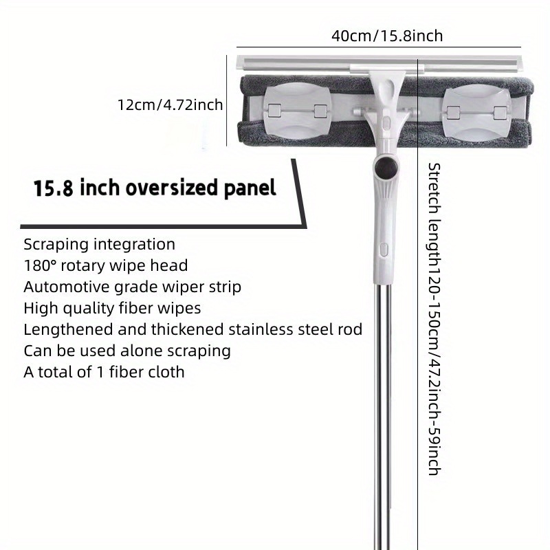 Glass Wipe Artifact Household Window Wipe Water Scraper - Temu