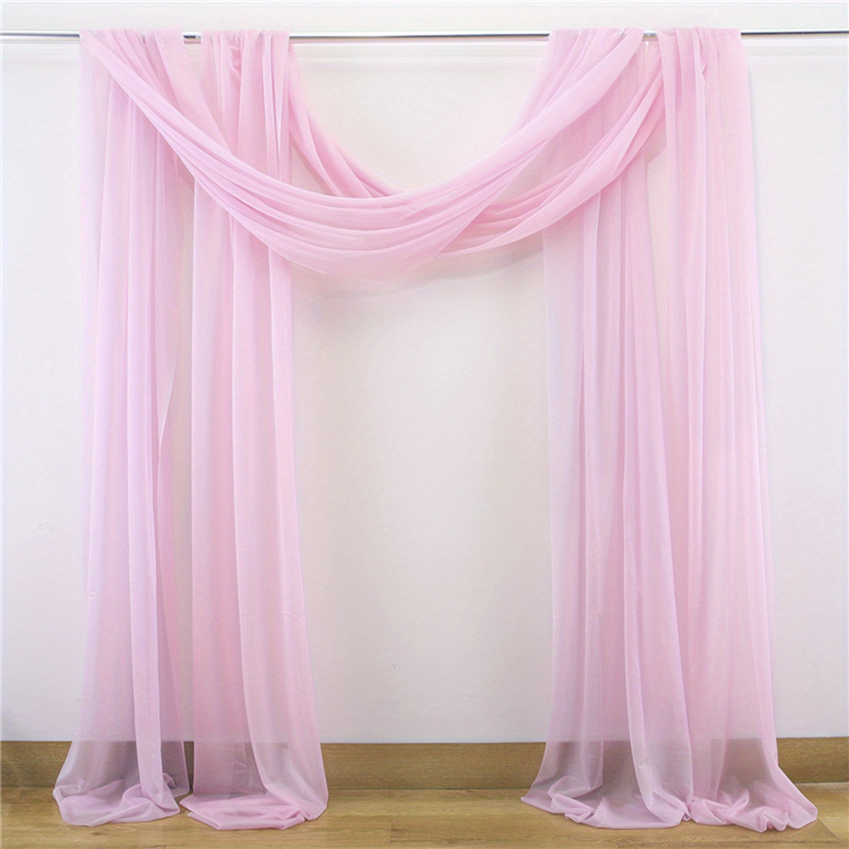Length 500cm/Width 72cm Wedding Arch Draping Fabric,Wedding Arch Drapes  Decorations Sheer Wedding Backdrop Curtains Tulle Fabric Drapery For  Ceremony Reception Ceiling Decor
