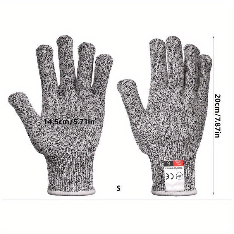 White Premium Cut Resistant Gloves Food Grade Level 5 - Temu