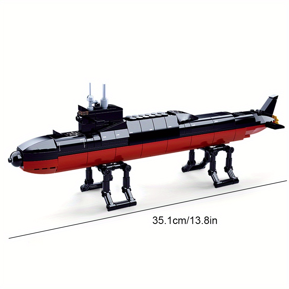 軍用潜水艦シリーズ ビルディングブロックおもちゃ、原子力潜水艦