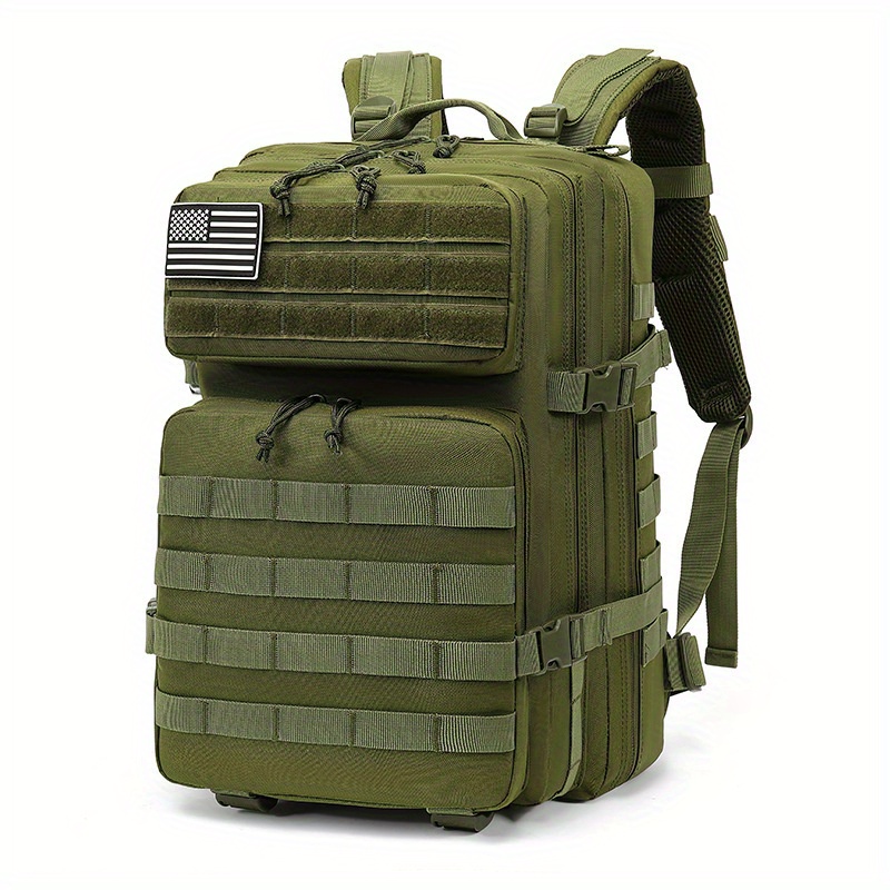  REEBOW GEAR Military Tactical Backpack Large Army 3 Day Assault  Pack Molle Bag Boys Backpacks for School Army Green : Sports & Outdoors