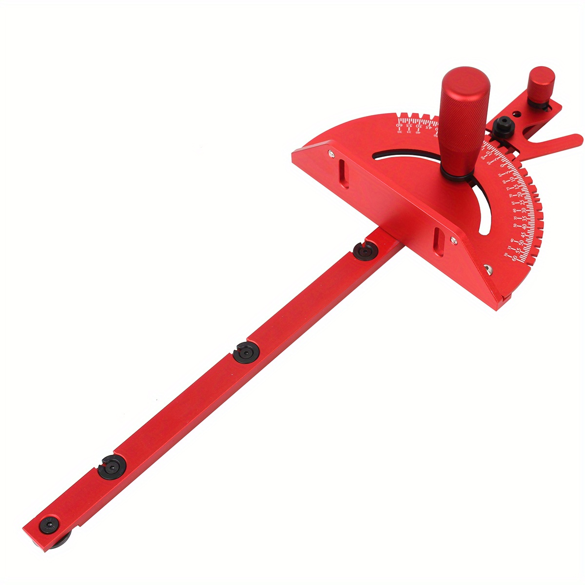 Red Miter Gauge Aluminum Alloy Handle Benches Table Saw - Temu