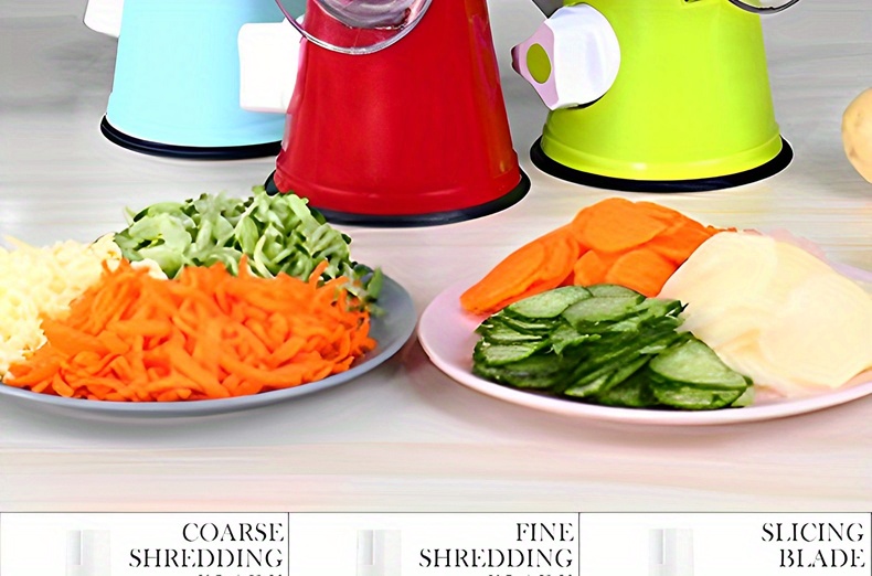 Multifunctional Vegetable Cutter Set: Square Drum Grater, Chop Fruits,  Veggies, Nuts; Silk Ribbon Slicer, Slicing; Grinding; Thin Slicer; Salad  Slicer