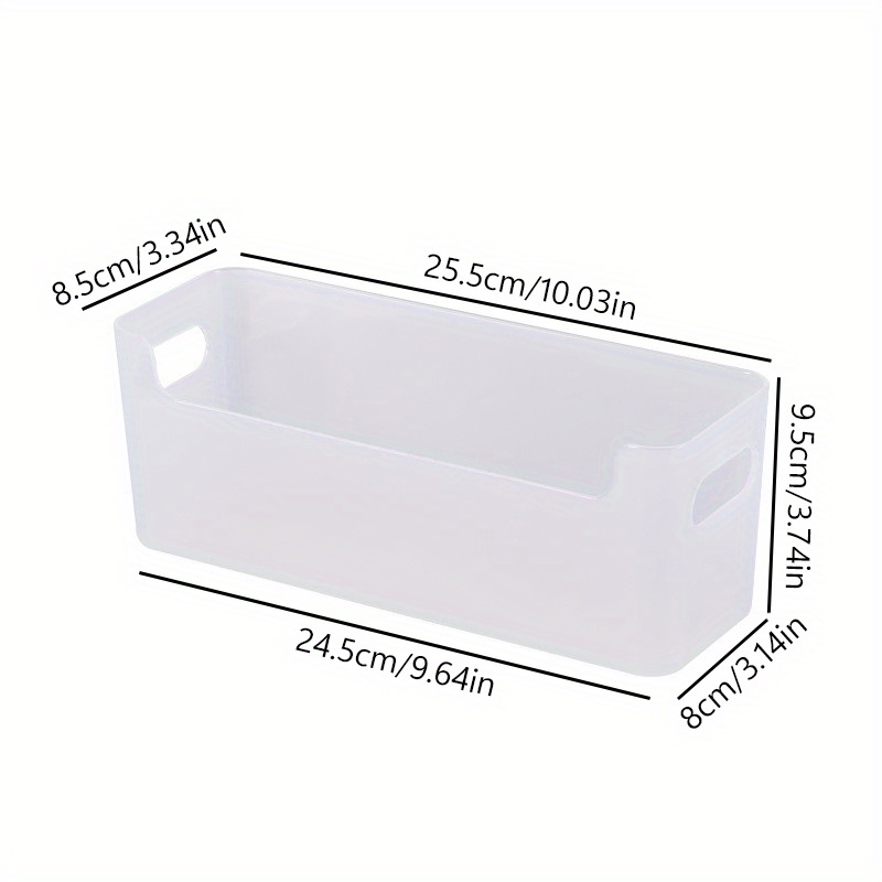 1pc Simple White Storage Holder, Plastic White Punch Free Storage