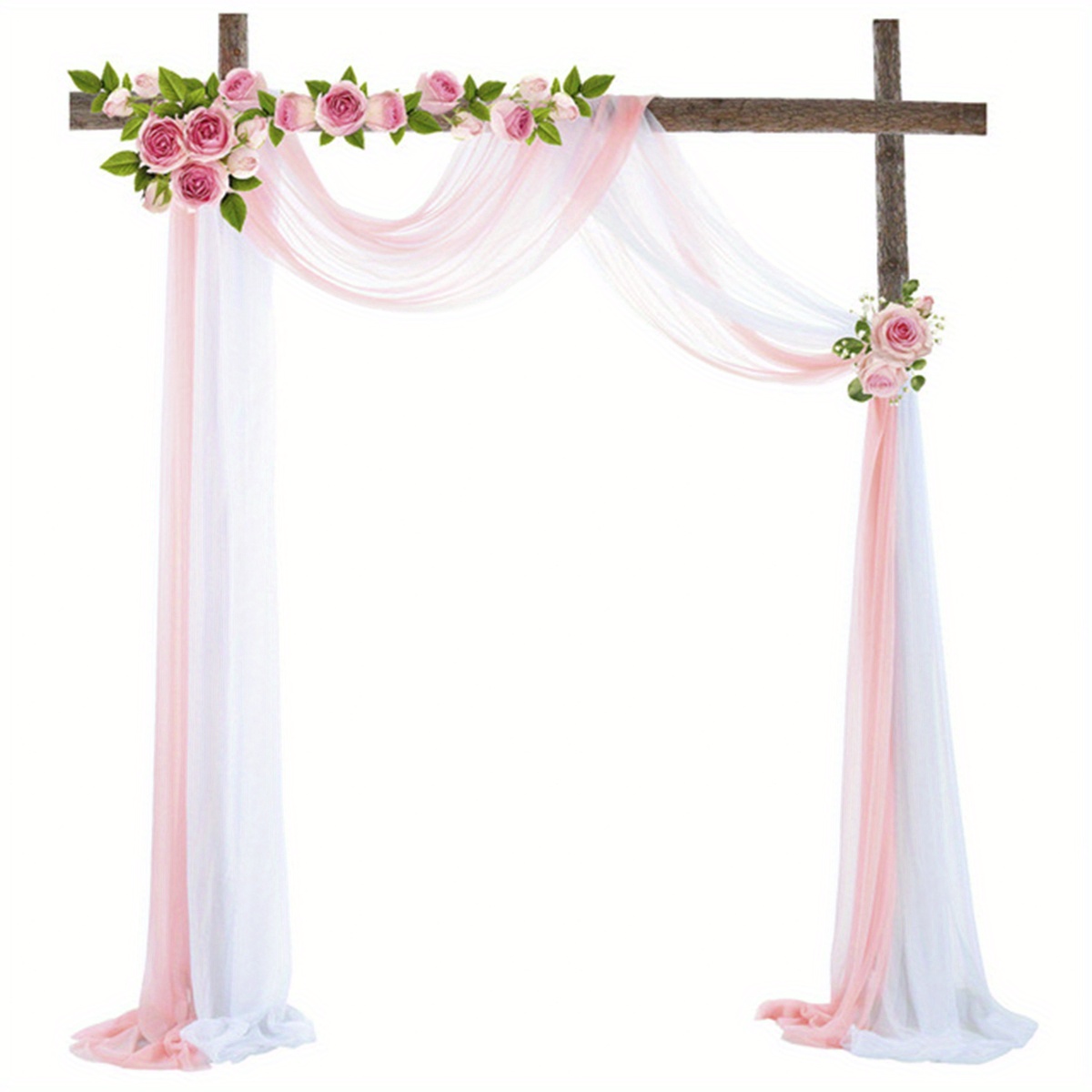 Wedding Arch Tulle Fabric Background Decoration Draping - Temu