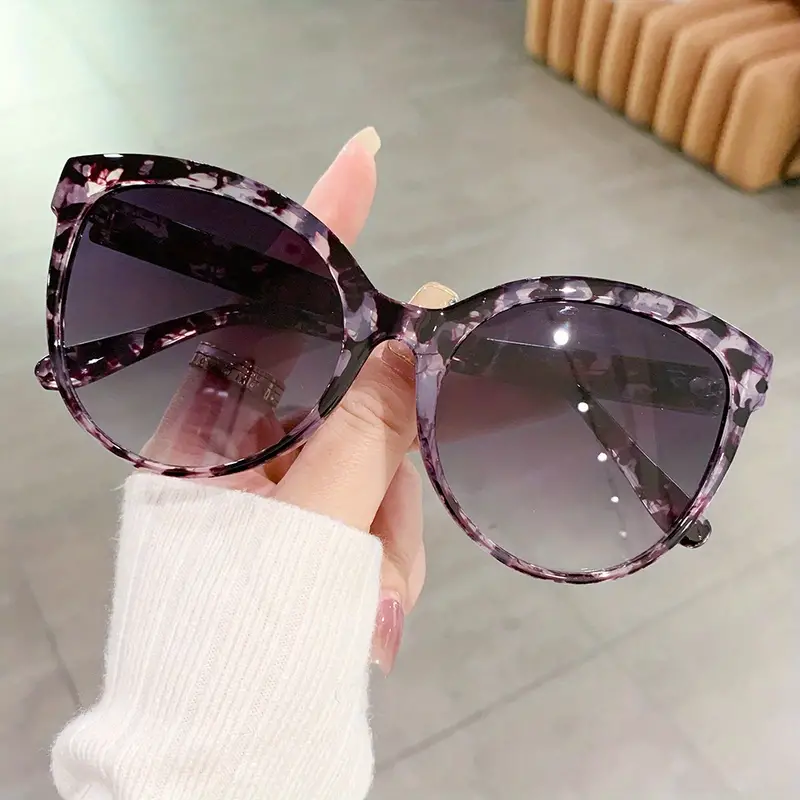 Oversized Cat Eyes Sunglasses For Women Y2k Jelly Fashion Oval Glasses ...