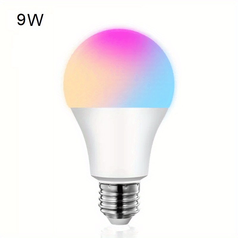 Lampadine Led Intelligenti A60 7w E27 Base Lampadine Led Wifi, Bianco  Caldo/freddo, Lampadina Cambia Colore Rgb Compatibile Con Alexa, Assistente  Google, Lampadario, Confezione Da 4, Risparmia Denaro Su Temu