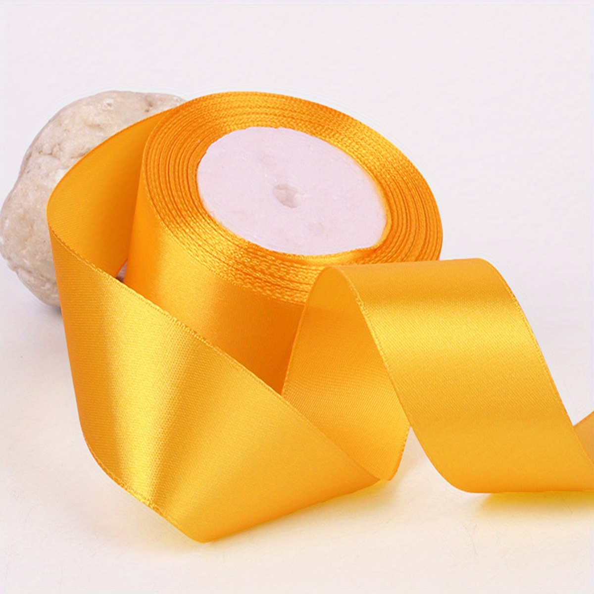 Golden Ribbon For Gift Wrapping Pretty Satin Ribbons For - Temu