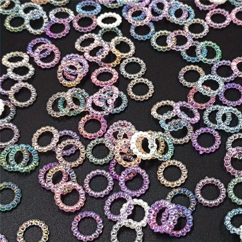 Acrylic Circle Beads, Acrylic Ring Beads