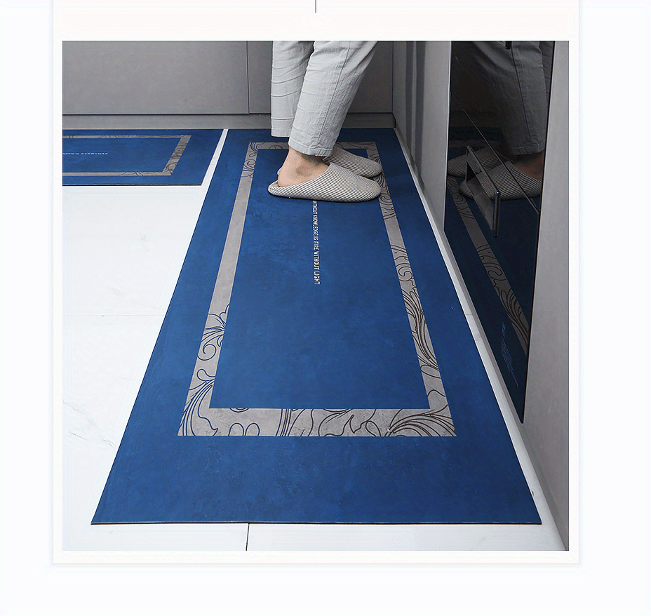 PAOE Moderno piso de moda alfombras cocina lavable antideslizante piso  esteras cuarto de baño entrada puerta esteras dormitorio salón alfombra  no.4