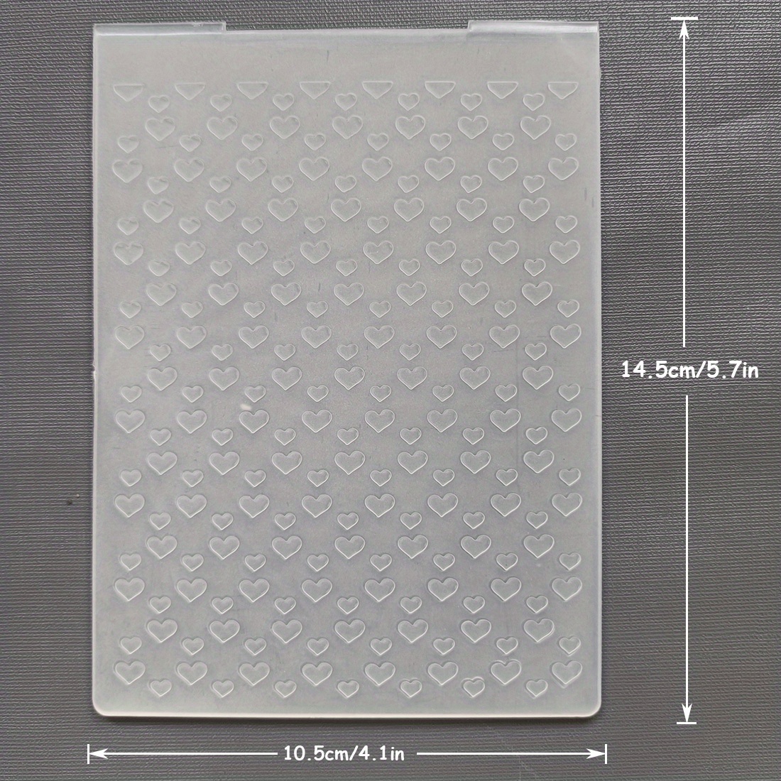 New Heart Embossing Folder Plastic Embossing Folders For - Temu