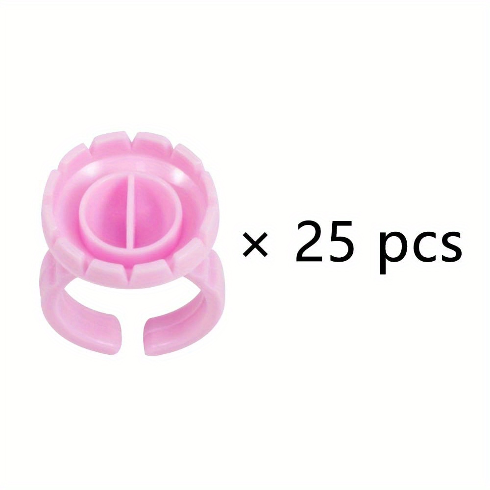 100 Easy Fanning Glue Cups for Volume Lashes - Smart Glue Rings