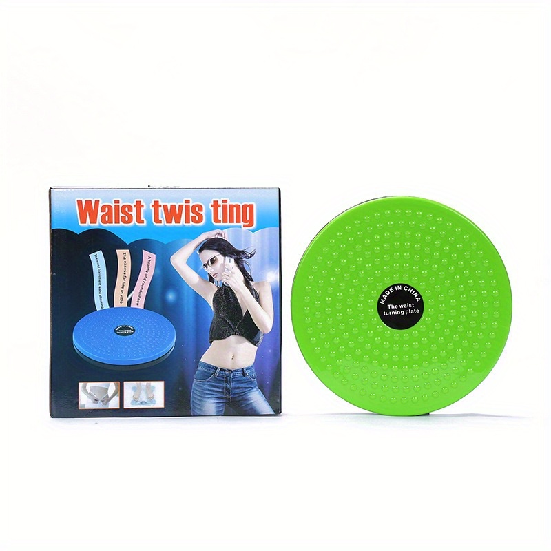 Disque Twist Waist avec corde de traction, disque de torsion à la taille,  planche d'équilibre Wobble Balance Board Plaque Wriggling pour exercices de  fitness et de mouvement，bleu