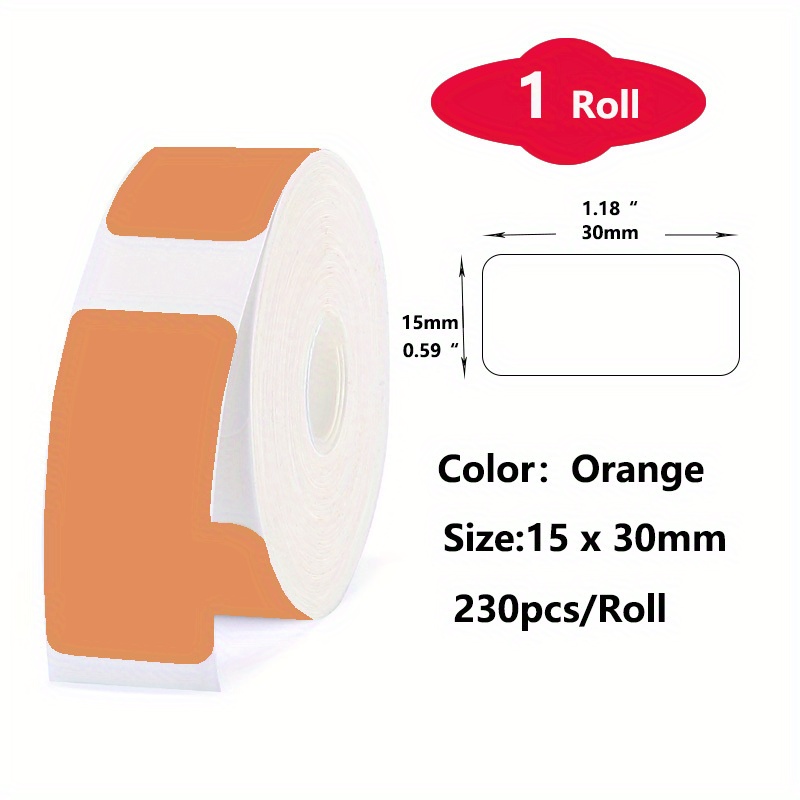 Blank labels : Self adhesive PP synthetic on roll (100 x 100 mm)
