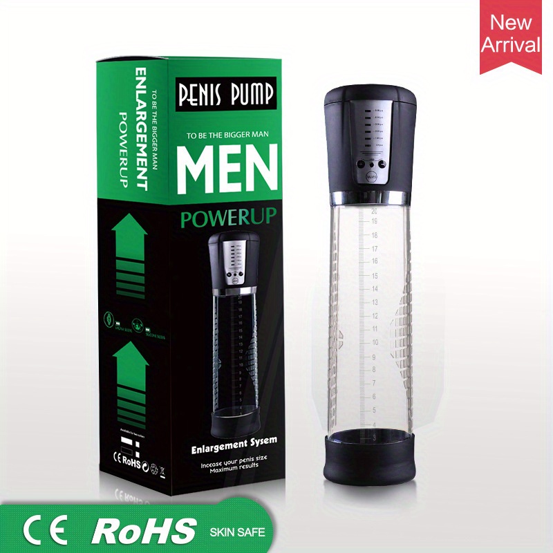 Electric Penis Vacuum Pump 5 Suction Powers Usb Rechargeable Temu