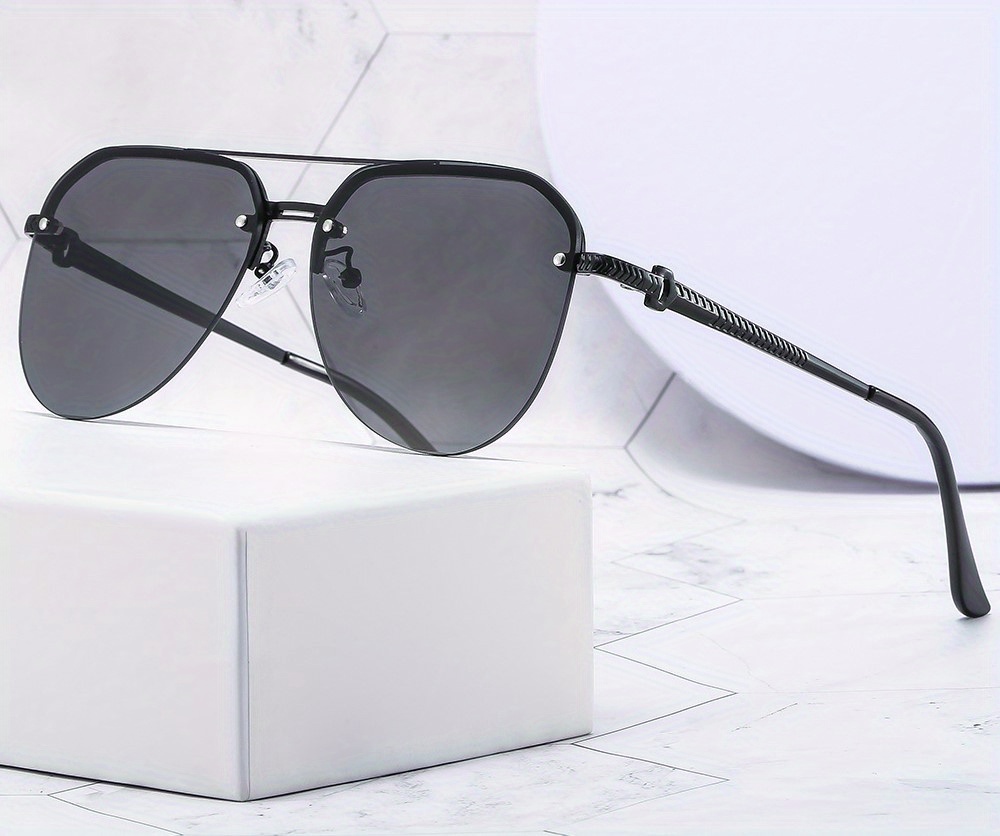 Men's Classic Sunglasses Cool Half Frame Toad Glasses Women's