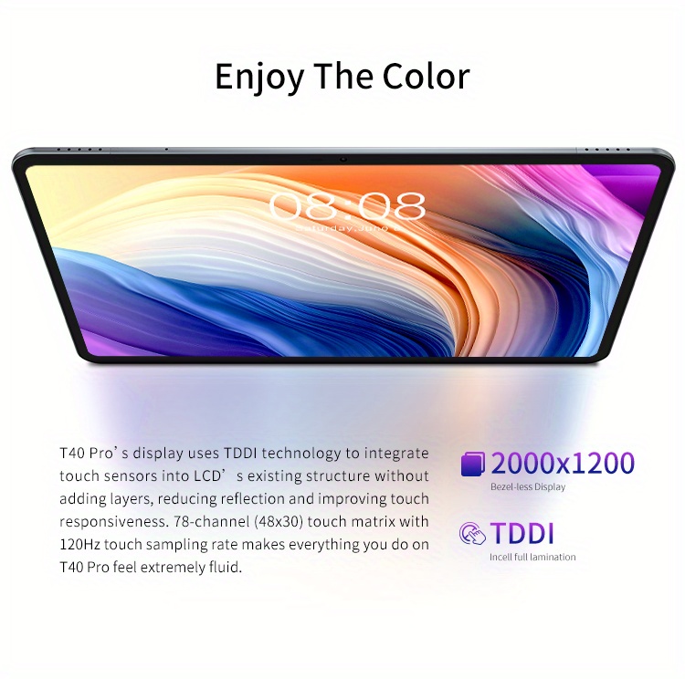 Teclast T40 Pro 2023 Tablet 2000x1200 Ips 8gb 128gb Rom Unisoc