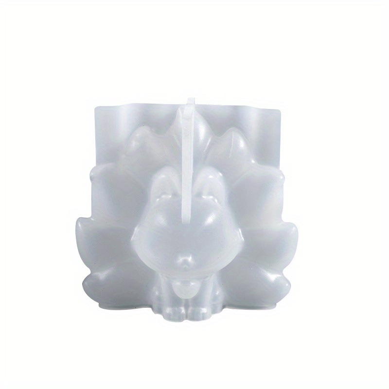Image of Fox 3d Animal Silicone Mold - Durable, Flexible, Ideal For Resin, Candle, Jewelry, And Diy Crafts - Perfect For Sculpting And , Crafting Mold | Artistic Fox Design | Flexible Silicone