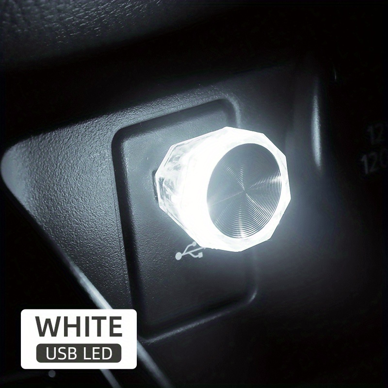 Car Mini Usb Led Atmosphere Light Indoor Environment - Temu