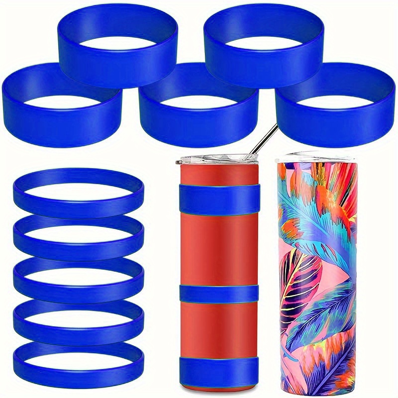 With Gloves Tapes 20oZ DIY Heat Resistant Silicone Sublimation Tumblers  Wrap Set