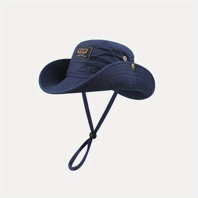 Bucket Hat Wide Brim Sun Protection Casual Style Fisherman Sun Hat Outdoor  Men Women Bucket Cap For Vacation
