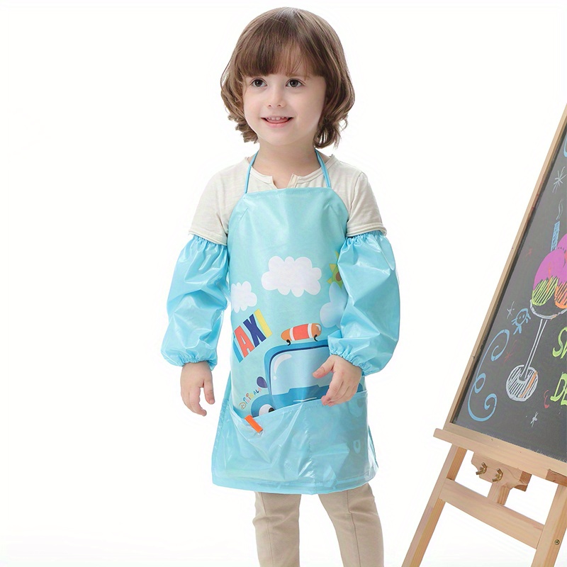 Kids Apron And Chef Hat,Toddler Apron For Girls Pretend Play Kids Cooking  Set Chef Costume For Kids Apron For Girl Christmas Gifts