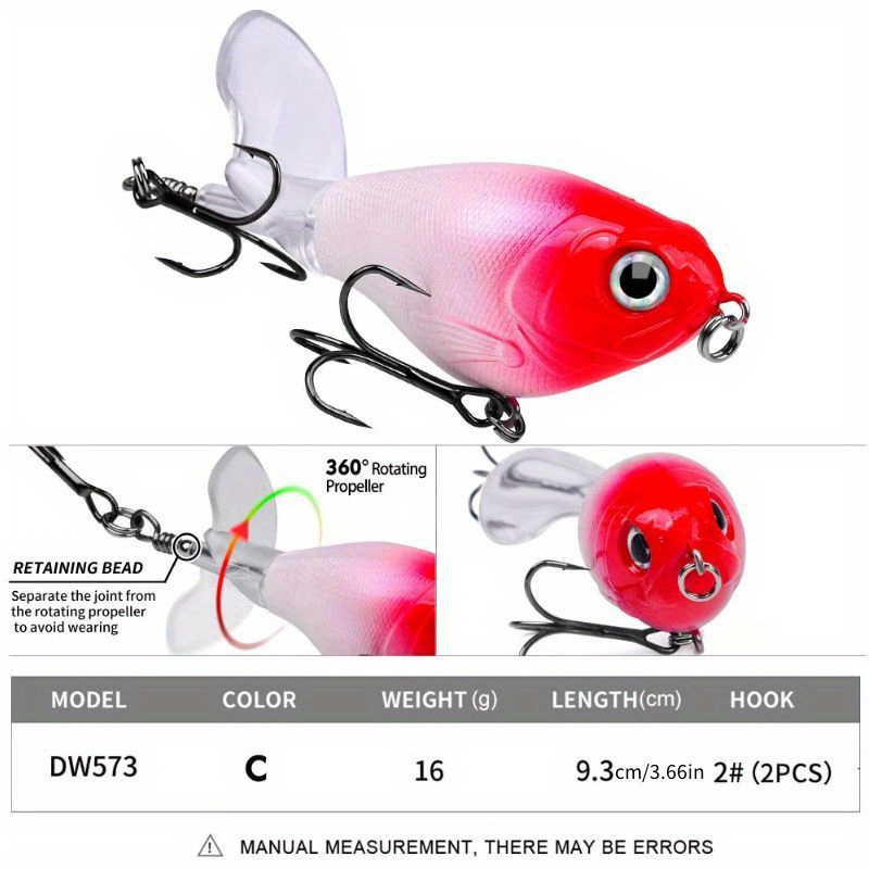 Catch Fish Bionic Floating Topwater Fishing - Temu