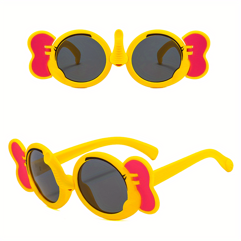 Cartoon-Elefant-Nasen-Sonnenbrille, Runder Rahmen, UV-Schutz,  Outdoor-Aktivitäten, Jungen Und Mädchen, Coole Brille