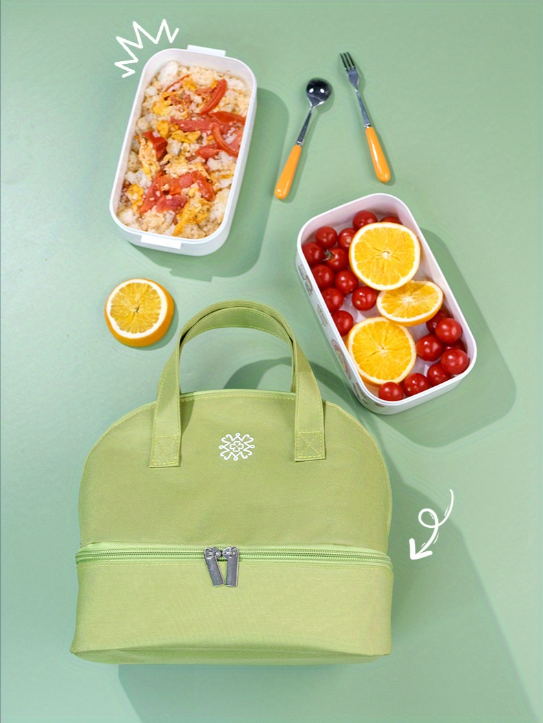 1 Borsa Termica Per Il Pranzo, Riutilizzabile In Tela Ispessita, Per Lavoro  D'ufficio, Scuola, Picnic, Spiaggia, Borsa Termica Congelabile A Prova Di  Perdite, Impermeabile E A Prova Di Olio, Con Manico Per