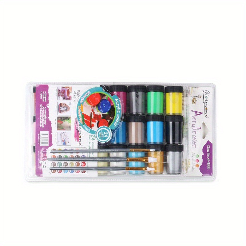 24-COLOR ACRYLIC PAINT SET