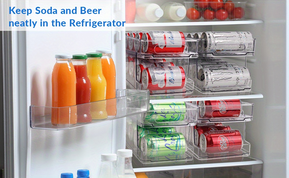 Dispensador Latas Apilables 1 Pieza Refrigerador Dispensador - Temu