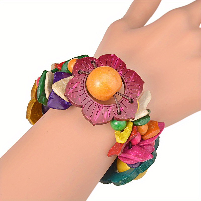 Handmade on sale flower bracelet