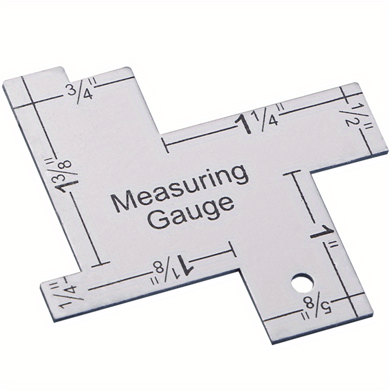 1pc Aluminum Sewing Ruler - Manual Fabric Cutting And Diy Design
