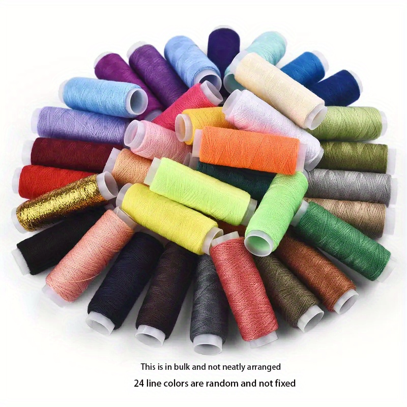 3000 Yards Rainbow Sewing Thread 402/s, Threads For Sewing Machine And Hand  Repair Works