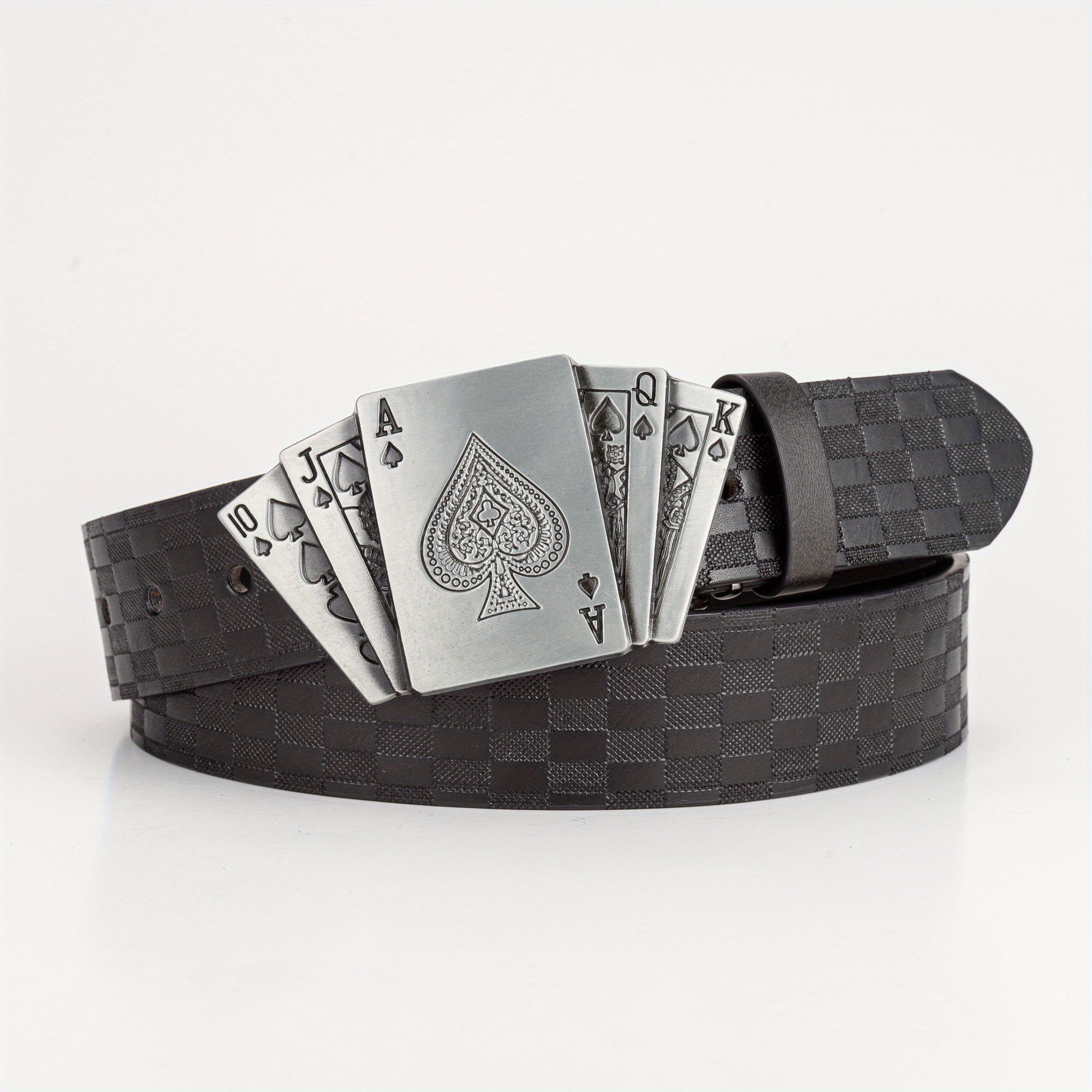 Flush Western Flower Men's Casual Belt, Fashionable And Stylish, Gleebuy