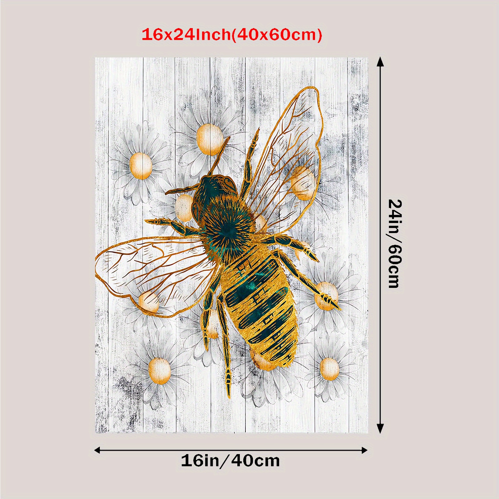 1pc Honey Bee Decor, Bee Wall Decor, Bee Wall Art, Inspirational Religious  Wall Decor, Proverbs Bible Study, Christian Gifts For Women, Bible Verses