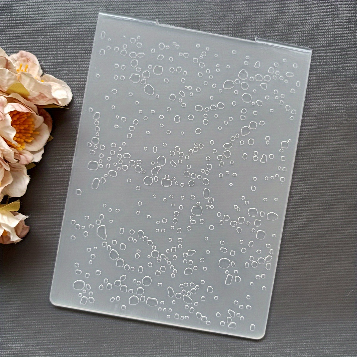 Irregular Dots Embossed Folder Plastic Embossing Folders Temu