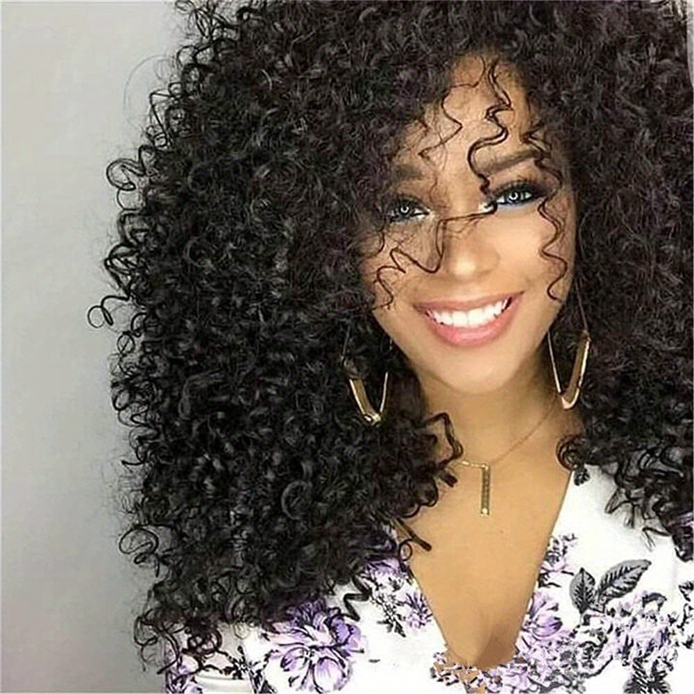 Afro Kinky Curly Hair Wigs For Women Kinky Curly Wigs For Women Ombre